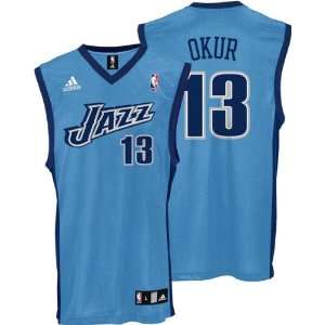 Mehmet Okur Youth Jersey: adidas Blue Replica #13 Utah Jazz Jersey 