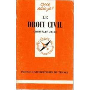  Le droit civil Christian Atias Books