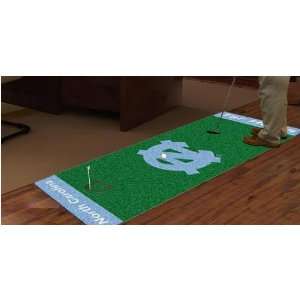  UNC   Chapel Hill Ram   24x96 Golf Putting Green Mat 