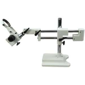Boom Stand Binocular Stereo Microscope + 54 LED Ring Light and 2MP USB 