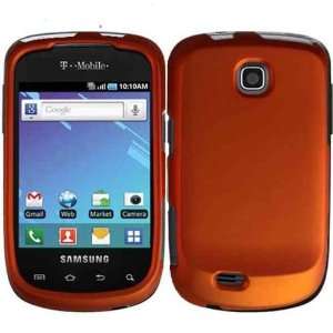 Orange Rubberized Snap on Hard Skin Shell Protector Faceplate Cover 