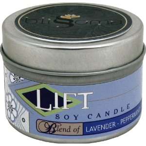  Lift Aromatherapy Soy Candle   8 oz Travel Tin
