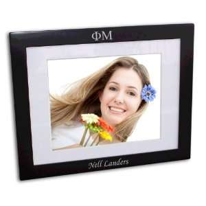  Phi Mu Black Wood Picture Frame Arts, Crafts & Sewing