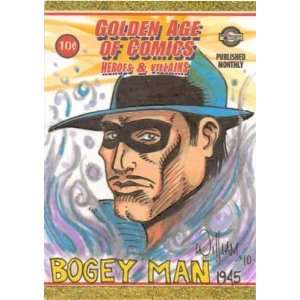  GOLDEN AGE OF COMICS SKETCH WILLIAM KENNEY BOGEY MAN 