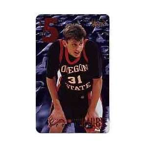 Collectible Phone Card Clear Assets 1996 $5. Brent Barry (Card #9 of 