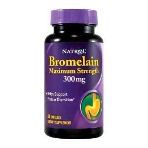  Natrol Bromelain Maximum Strength 60 Caps: Health 