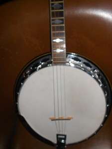 Vintage Tenor Aoyama 4 string Banjo +case 1970 excellent  