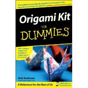  Wiley Publishers Origami For Dummies Kit (WIL 58571) Arts 
