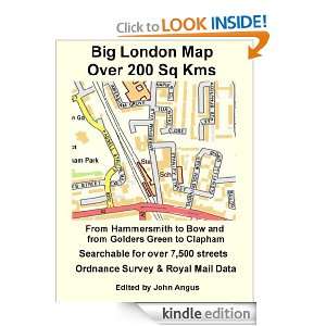 Big London Map (City and Suburban Street Maps): John Angus:  