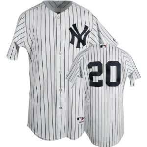 Jorge Posada Majestic MLB Home Pinstripe Authentic New York Yankees 