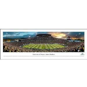  NCAA Oregon Ducks Autzen Stadium 13.5  x 40 Panoramic 