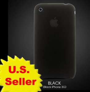 iPhone 3G 3GS Ultra Slim Thin Silicone case More Thing (Black)  