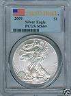 2009 First Strike Silver Eagle PCGS roll 20 coins  