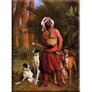   Hounds 22x30 Streched Canvas Art by Gerome, Jean Leon: Home & Kitchen