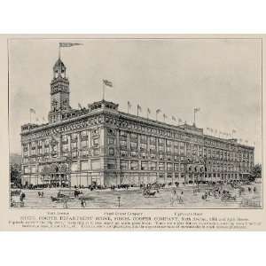  1903 New York City Print Siegel Cooper Department Store 
