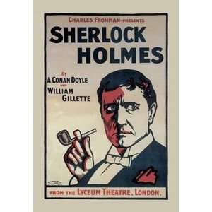  Sherlock Holmes: The Lyceum Theatre, London   Paper Poster 