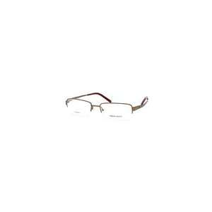  New Giorgio Armani GA 270 LA2 Brown Semi Rim Eyeglasses 