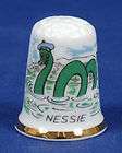 Good Luck from Ayr, Scotland China Thimble B 20 items in Miss Mouses 