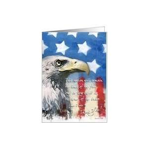  Bald Eagle Troop Support   Land of the Free Card Health 