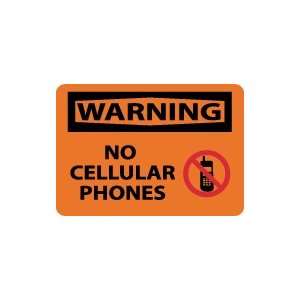  OSHA WARNING No Cellular Phones Safety Sign