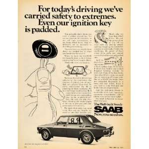   Motors SAAB 99 Automobile Keys Car   Original Print Ad: Home & Kitchen
