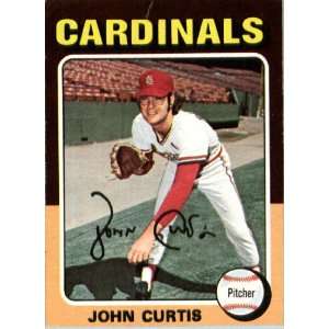  1975 Topps #381 John Curtis St. Louis Cardinals Baseball 