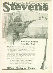 1920 Stevens Arms. Co. Rifle/Chicopee Falls, Mass. Ad  