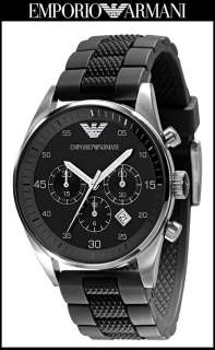 Latest New Emporio Armani Men 43mm Chronograph Watch AR5866 $295 Sale 