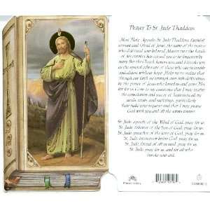  Saint Jude Holy Prayer Card Bible Shaped 