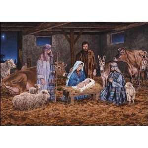  National Geographic Baby Jesus Religious Christmas Card 