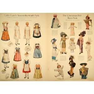   Lane Paper Dolls French Pierrot Baby   Original Print: Home & Kitchen