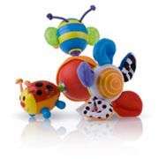 Nuby Babys Twisty Bugz Teether Toy Multicolor BRAND NEW  