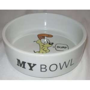  Odie My Bowl Dog Dish Stoneware Pet Food Bowl 