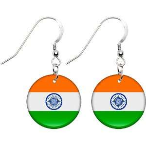 India Flag Earrings
