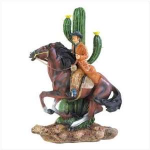  Riding Cowboy Figurine