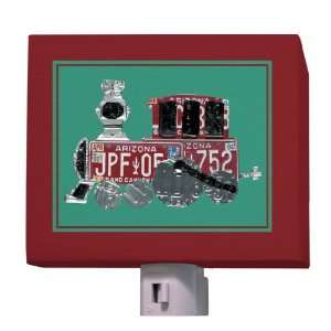  License Plate Choo Choo Night Light Automotive