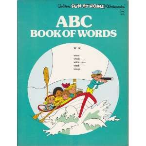  ABC Book of Words Golden Fun at Home Workbook Ellen Rudin 