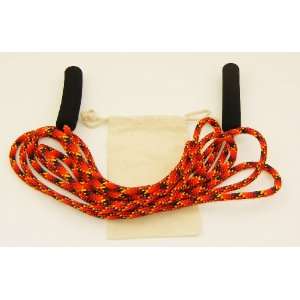 16 Ft. Fireball Jump Rope with Foam Handles & Cotton Draw String Bag 