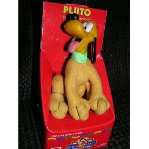   Stuffed Pluto cuddly Collectible Dog with Vinyl Head: Toys & Games