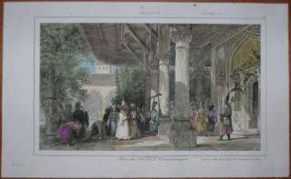 1840 print PORTE OF SERAGLIO, ISTANBUL (91)  