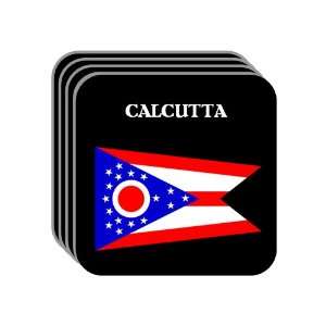  US State Flag   CALCUTTA, Ohio (OH) Set of 4 Mini Mousepad 
