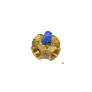  723 4 Way Brass Mixing Valve 1 1/2 in.   Tekmar 723