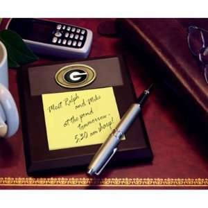    Georgia Bulldogs Desk Memo Pad Paper Holder: Sports & Outdoors