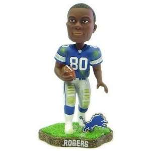 Detroit Lions Charles Rogers Game Worn Forever Collectibles Bobble 