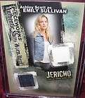 2007 inkworks jericho dual pieceworks card emily ashley scott pw9