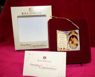 Wedding Congratulations   Baldwin Brass Ornament   New Old Stock 
