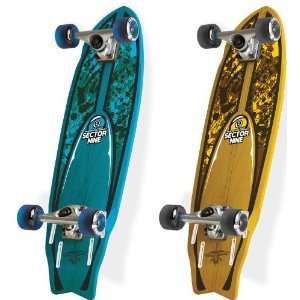 Sector 9 Quad 30 Mini Longboard Deck (Deck Only)  Sports 