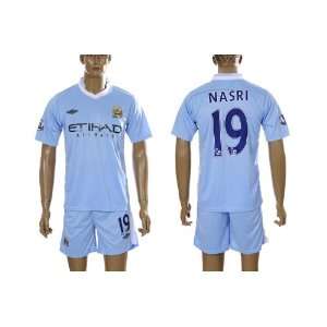 Manchester City 2012 Nasri Home Jersey Shirt & Shorts Size M  