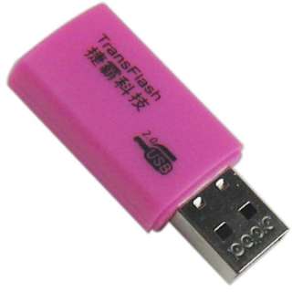   USB 2.0 External Memory Card Reader Writer T Flash TF microSD 8924