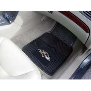  Baltimore Ravens All Weather Rubber Auto Car Mats: Sports 